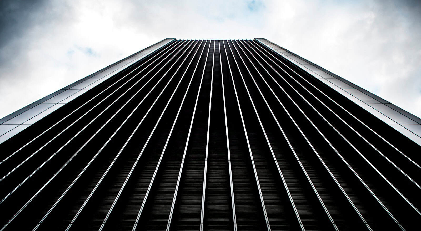 worms eye view photography of building