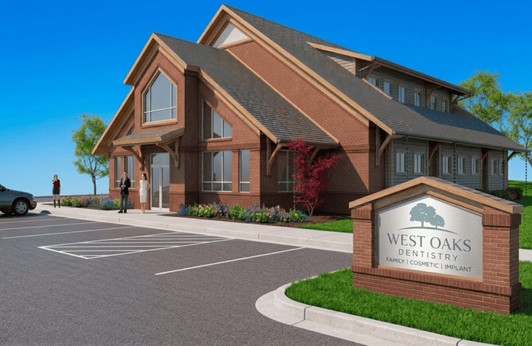 West Oaks Dentistry Rendering - An Incline healthcare construction project